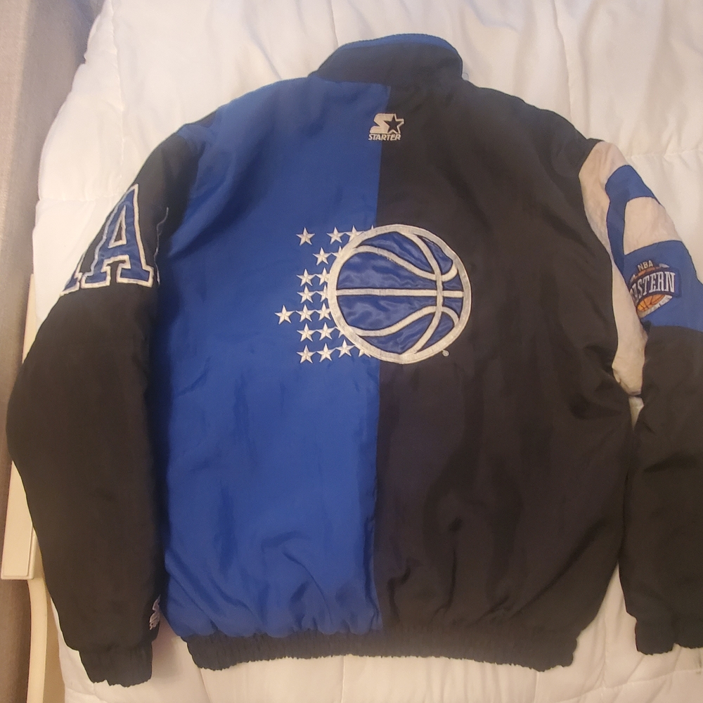 Vintage 90s NBA Orlando Magic Starter Jacket Full Front Zip size M